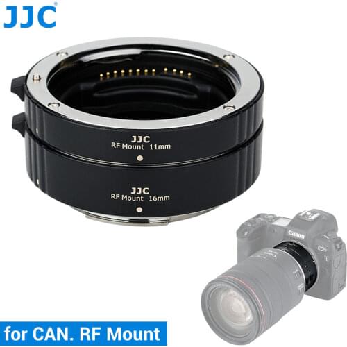 JJC RF Mount Auto Focus Macro Extension Tube Set for Canon EOS R5 R6 RP R Full Frame Mirrorless Camera and Canon RF Mount Lenses