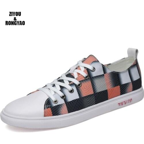 Quality Genuine Leather Mens Casual Shoes Trend Walking Sneakers Non-slip white black Fashion White Low couples Shoes size3645