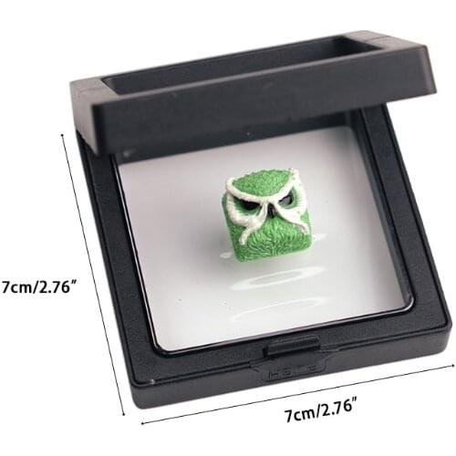 LX9B 1PC Custom Keycaps Small Owl Design Resin Keycaps for cherry MX Switch Mechanical Gaming Keyboard