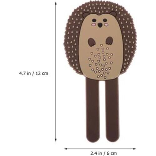 Cute Magnetic Hooks Removable Fridge Sticker Refrigerator Message Magnet Coat Hanger Key Holder Storage Hook (Hedgehog
