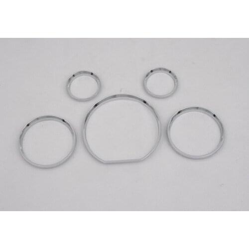 Chrome Dashboard Gauge Ring Bezel Set for Mercedes Benz W140