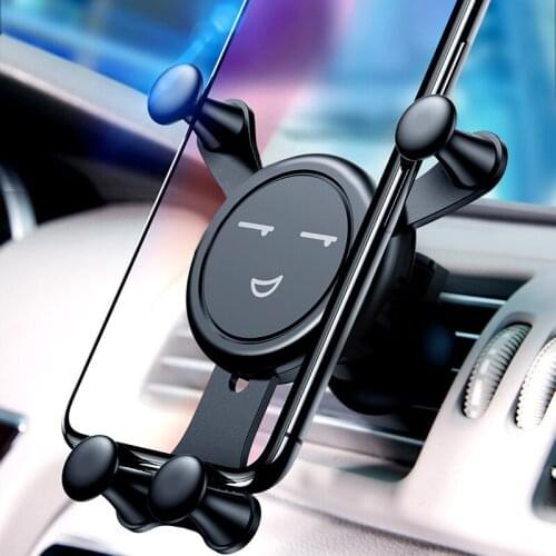 New 1PC Universal 360 Degree Car Installation Vent Fashion Gravity Bracket Universal Mobile For Phone GPS Mobile Phone Holder