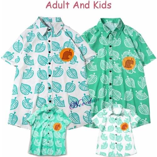 New 3ds Game Animal Crossing Cosplay Shirt New Leaf Horizons Tom Nook T Shirt Men Women Summer T-Shirt Family Matching Clothes