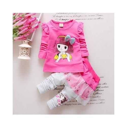 Baby Clothing Babys Sets Baby girl long-sleeve cotton two-piece set