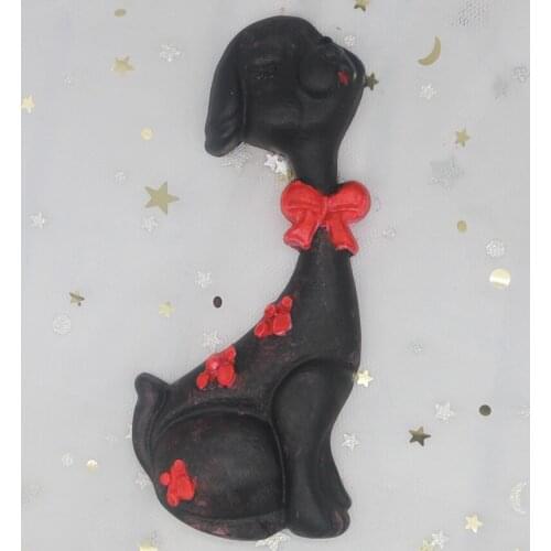 Collar dog silicone molded chocolate molded lace molded cake decorated trumpet P1025