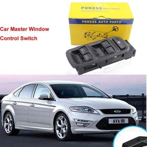 PK4325 Car Master Window Control Switch Fit for Ford Fiesta MK7 2009-2012 Power Window Switch ABS Car Accessories