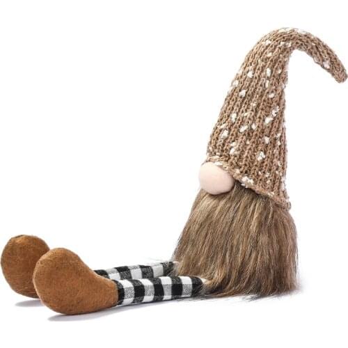 27RE Holiday Gnome Handmade Swedish Tomte Christmas Elf Decoration Ornaments Thanks Giving Day Gifts Home Restaurants Office