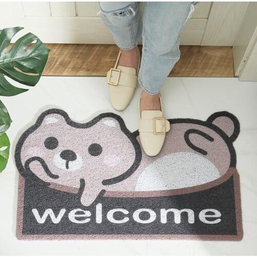 Cat Animal Anti-slip Doormat Floor Rug Kitchen Carpet Floor Mat Way Feet Bath Rug Balcony Bathroom Door Mat