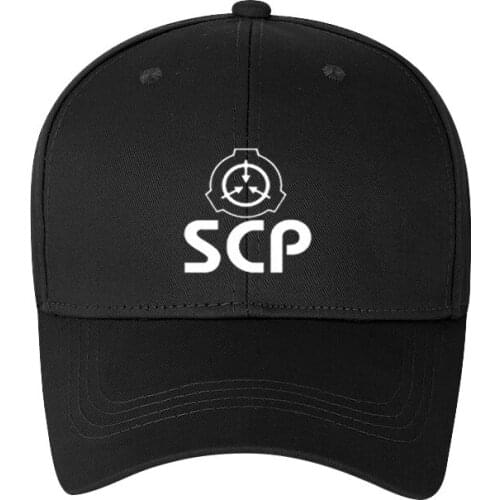 SCP Special Containment Procedures Foundation Logo Baseball Cap Adjustable Hat Embroidery Cosplay Unisex Sun Caps Costume Prop