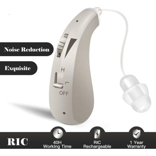 Best Hearing aid Sound Amplifier Adjustable Tone Rechargeable Hearing Aids RIC Best Sound Voice Amplifier DropShipping