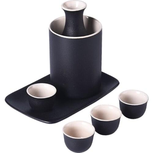Modern Fashion Mini Sake Cups Set Mens Gift Set Luxury Wine Equipment Practical Design Whiskey Karaf Wine Bar Decoration Ec50jj