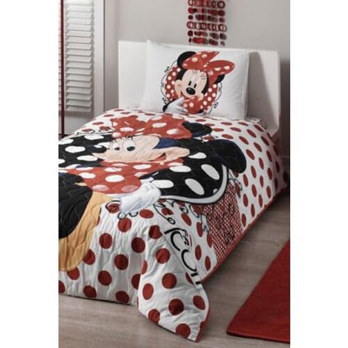 Tek Personality 4 Seasons Set Disney Minnie Pattern seasons duvet cover cotton cotton single child adult bedspread colorful