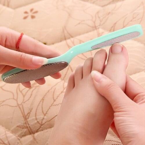 Callus remover Foot file pedicure Economic matte metal feet rub dead skin scraping grinding 200pcs new