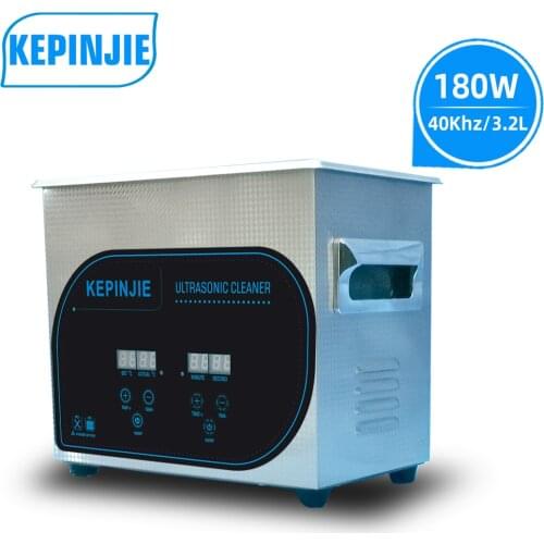 Ultrasonic Cleaner Ultrasound Washing For Test Tube Beaker Gold Silver Medical Utensils Jewelry Decontamination Needle 180W 3.2L