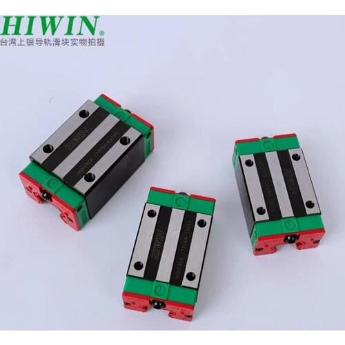 2pcs/lot HGH35CA 100% Original Hiwin linear narrow blocks match with HGR35 guide for CNC