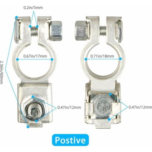 Parts Battery terminal Replacement Terminal 2pcs Battery DIN Universal