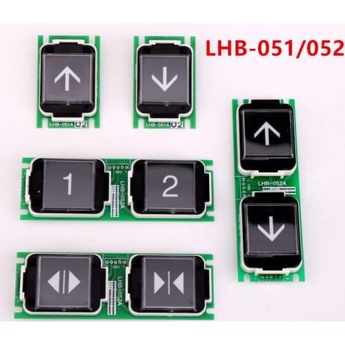 1pcs ShanghaiMitsubishi Elevator Accessories GPS-3 Elevator Button LHB-052AG01 LHB-051AG01 BQ2H41