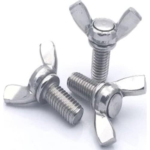 10pcs stainless steel Screws butter fly type screw Din screw M5