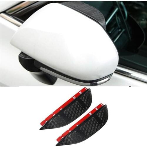 For Toyota Noah Voxy 80 Series 2014 2015 2016 2017 2018 2pcs Car Waterproof Rear Rearview Mirror Rain Eyebrow Shield Accessories