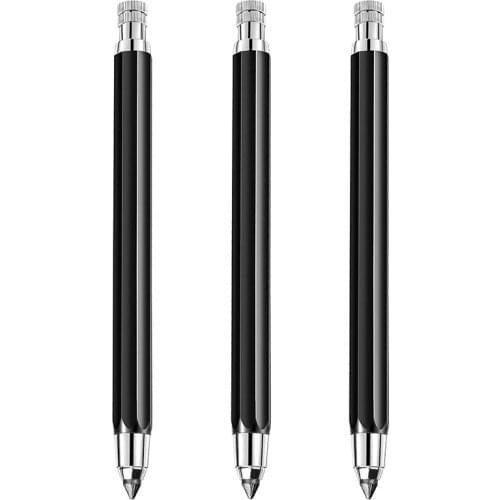 Dededepraise 3 Pcs 5.6 mm Mechanical Pencils Sketch Up Automatic Mechanical Graphite Pencil for Draft Drawing,Art Sketching
