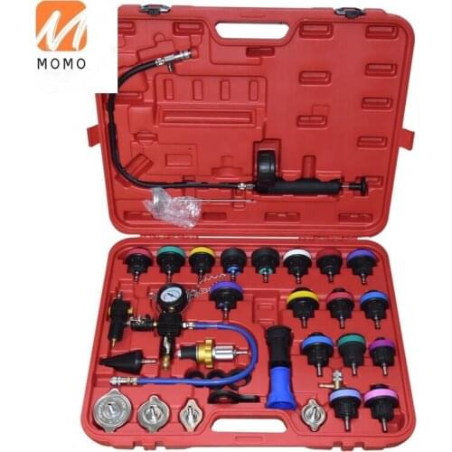 34pcs radiator pressure tester kit car ac tools auto diagnostic tools