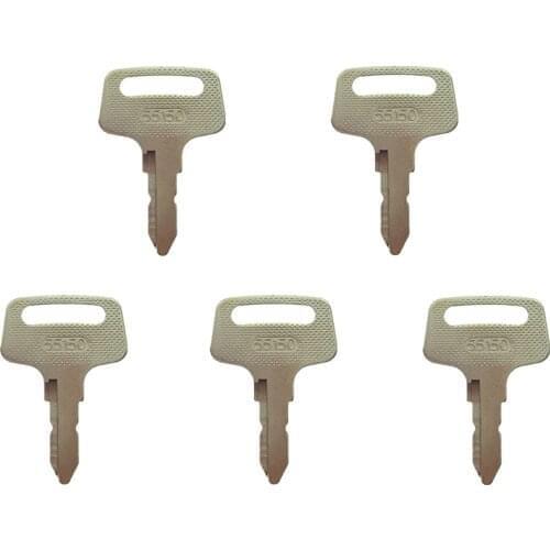 5 Pcs 55150 Ignition Key For Kubota Tractor Equipment Replaces 37410-55150 BX1500 BX1800 More Free Shipping