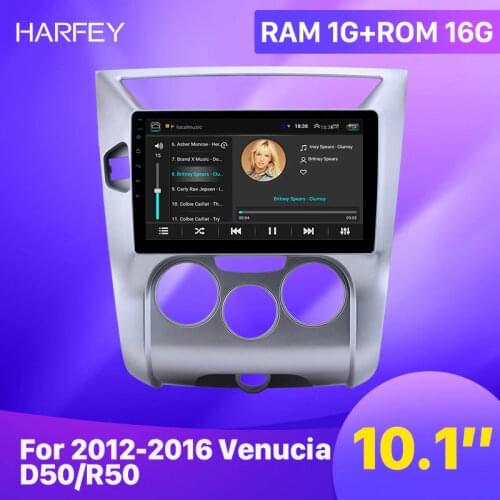 Harfey car GPS Radio Android 9.1 10.1 inch for 2012 2013-2016 Venucia D50/R50 With HD Touchscreen support Carplay Backup camera