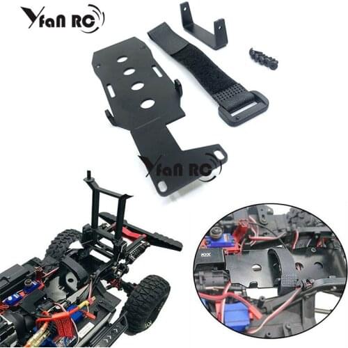 Free Shipping RC Car Metal Battery Mounting Plate Tray for 1/10 RC Crawler Car TRX-4 TRX4 Upgrade Parts YF08142
