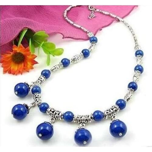 Free Shipping LOVELY LAPIS LAZULI PENDANTS & TIBET NECKLACE