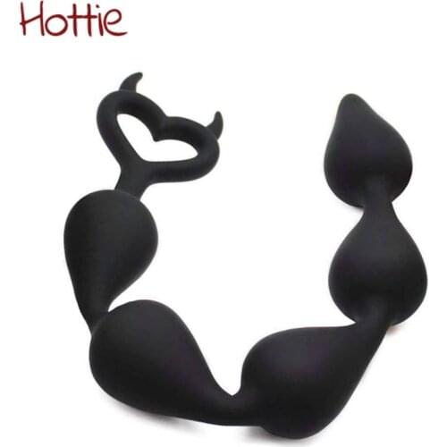 Large Anal Beads Silicone Butt Plug Dilator Ass Plug Sex Stopper Big Size Adult Sex Toys for Couples Anal Trainer Anus Expander