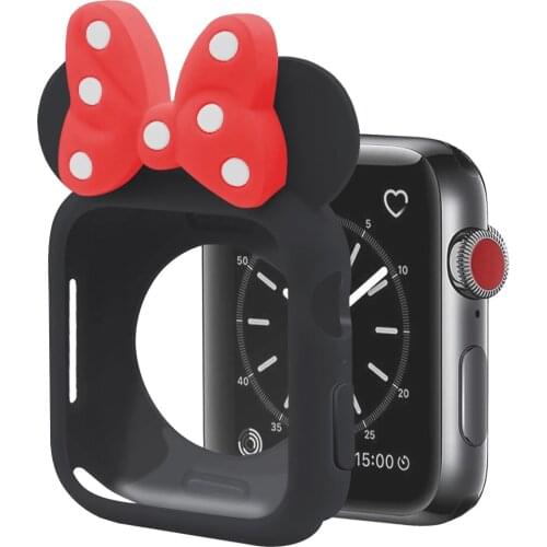 Watch Cover Case For Apple Watch 6 5 4 40MM 44MM Mini Cute Soft Protect Cases For Apple Watch Serise 3 2 1 38MM 42MM Accessories