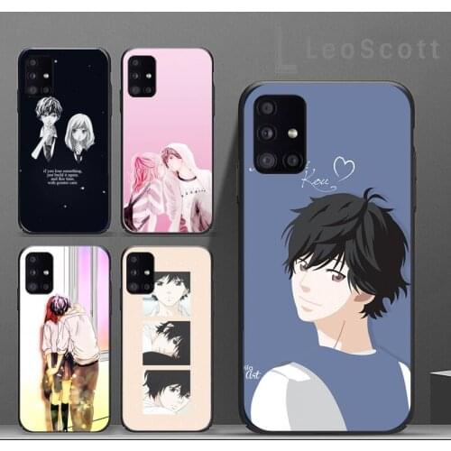 Ao Haru Ride Love lovely Phone Case For Samsung A32 A51 A52 A71 A50 A12 A21S S10 S20 S21 Plus Fe Ultra