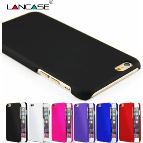 LANCASE Phone Back Case For iphone 12 6 7 8 Plus case Hard Candy Plastic Housing Shell Case For iPhone X XS Case XR XS MAX Cover