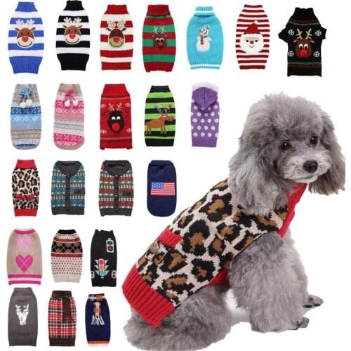 Fleece Pet Dog cat Clothes Puppy Warm two-legged sweater Christmas dog sweater Chihuahua Vest Shirt