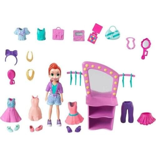 Polly Pocket and Fun World Game Sets GBF85 - Fiercely Fab Studio Pack