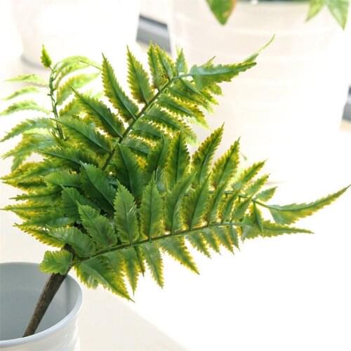 Artificial plant fern simulation plant leaf creative plastic green plant home bedroom wedding living room plant wall decoration