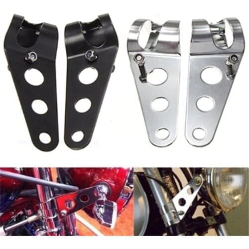 Aluminum Alloy Motorcycle Headlight Bracket Motorcycles fork Bobber Racer Headlight Universal Brackets Motorcycle Accessories