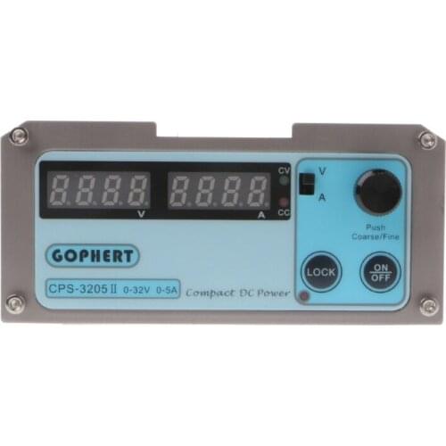 New CPS-3205 II 160W (110Vac/ 220Vac) 0-32V/0-5A,Compact Digital Adjustable DC Power Supply