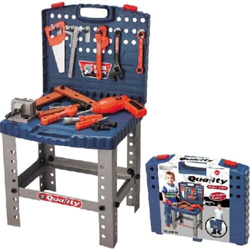 New childrens toolbox toy set plastic carpenter tools kit set toys for boys