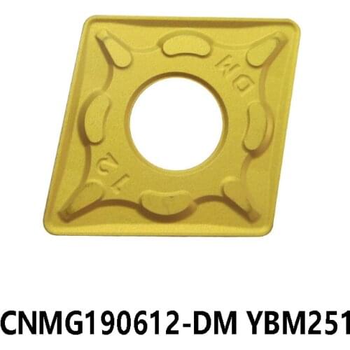 Original CNMG190612-DM YBM251 CNMG 190612 CNMG1906 Carbide Inserts Lathe Cutter CNC processing Stainless Steel Turning Tools
