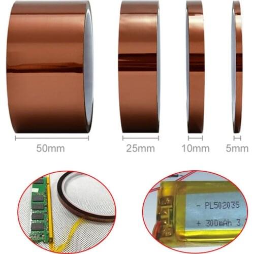 Heat Resistant High Temperature High insulation electronics industry welding Polyimide Kapton Tape 3D Printer Board Protection