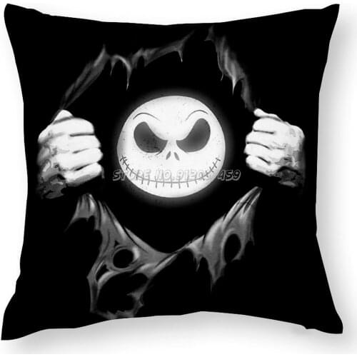 Heart Pillow Case Print Decor For Kids Room Pillow Cover Floor Pillowcases for Sofa Home And Sally Sally Nightmare Before Xmas H