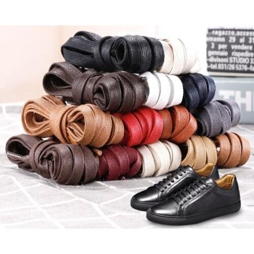 200cm/79'' Waxed Flat Shoelaces Waterproof Casual Shoes Laces Unisex Boots Shoe Laces