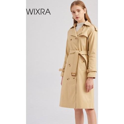 Женские длинные плащи Wixra China At AliExpress