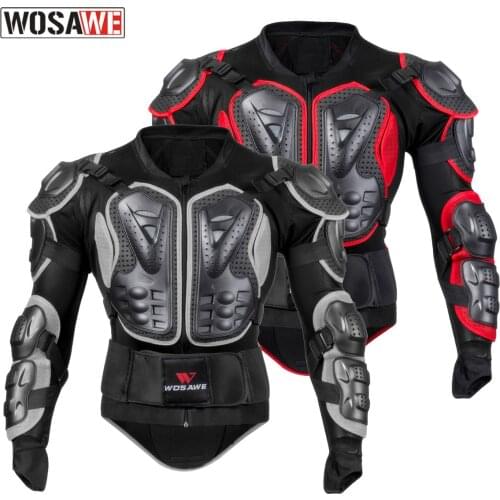 WOSAWE Full Body Motorcycle & Auto Racing Protective Armor/Jackets Snowboard Jacket Gear Back Chest Shoullder Elbow Protection