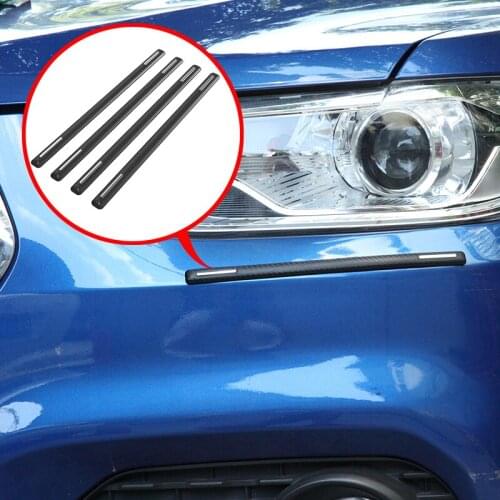 4PCS Car Protector Stripes Door Bumper Corner Edge Guard Anti-Scratch Auto Anti-Collision Accessories Sticker Decal Tape
