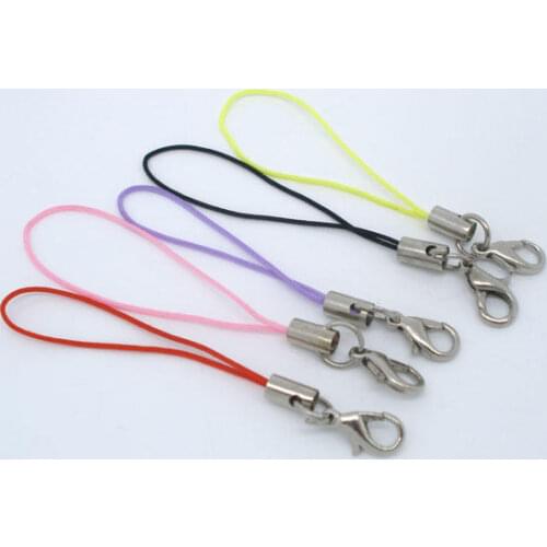 1/5/10pcs Lariat Lanyard Strap Lobster Lanyards Clasp Rope Key Chains Hooks Set Mobile Charms Key Chain Bag Accessories