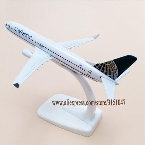 16cm American Air Continental Airlines Boeing 737 B737-800 Plane Model Alloy Metal Diecast Model Airplane Aircraft Airways Gift