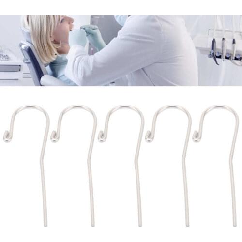 5pcs Endodontic Locator Accessories Stainless Steel Dental Apex Root Canal Hooks Parts Oral Care Dentist Lab Equipment