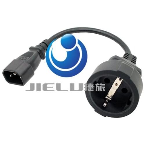 5 pcs High Quality UPS/PDU Power Lead, IEC 320 C14 to CEE 7/7 European Female Schuko Socket Adapter Cable